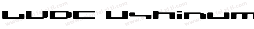 LVDC Ushinuma字体转换